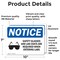 Signmission 7 in Height, 10 in Width, Vinyl Decal, Rectangle OS-2PACK-NS-D-710-L-18159 - alternate 4